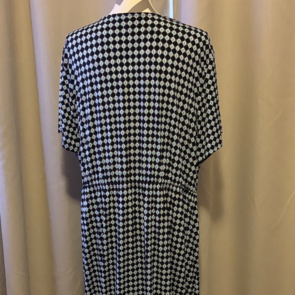 Lane Bryant Blue and White Maxi Dress - Picture 9 of 11